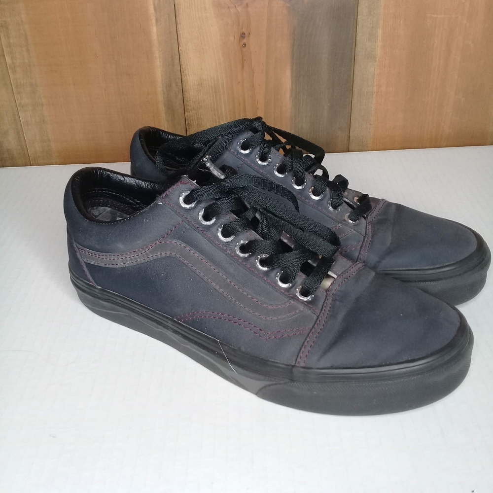 Vans Harry Potter Black Deathly Hallows Old Skool Low Top Skater Shoe 9W 7.5M